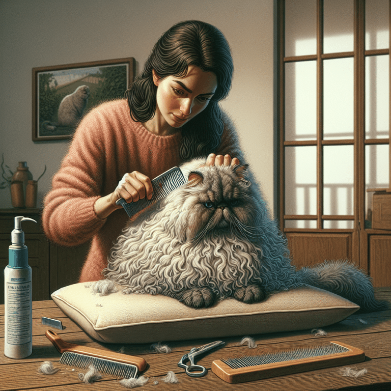 Guía Definitiva: Cómo Quitar los Nudos de tu Gato Persa de Forma Fácil y Segura