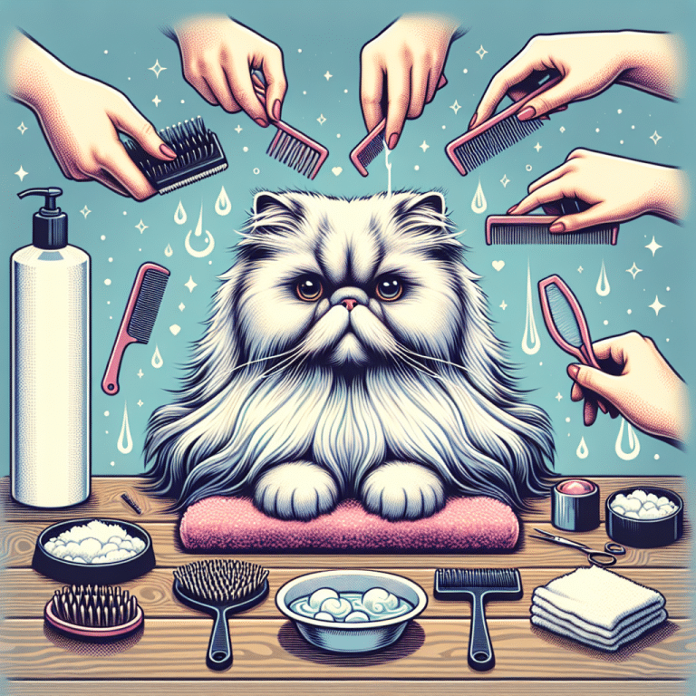 Consejos Esenciales para el Mantenimiento y Cuidado del Pelo de tu Gato Persa