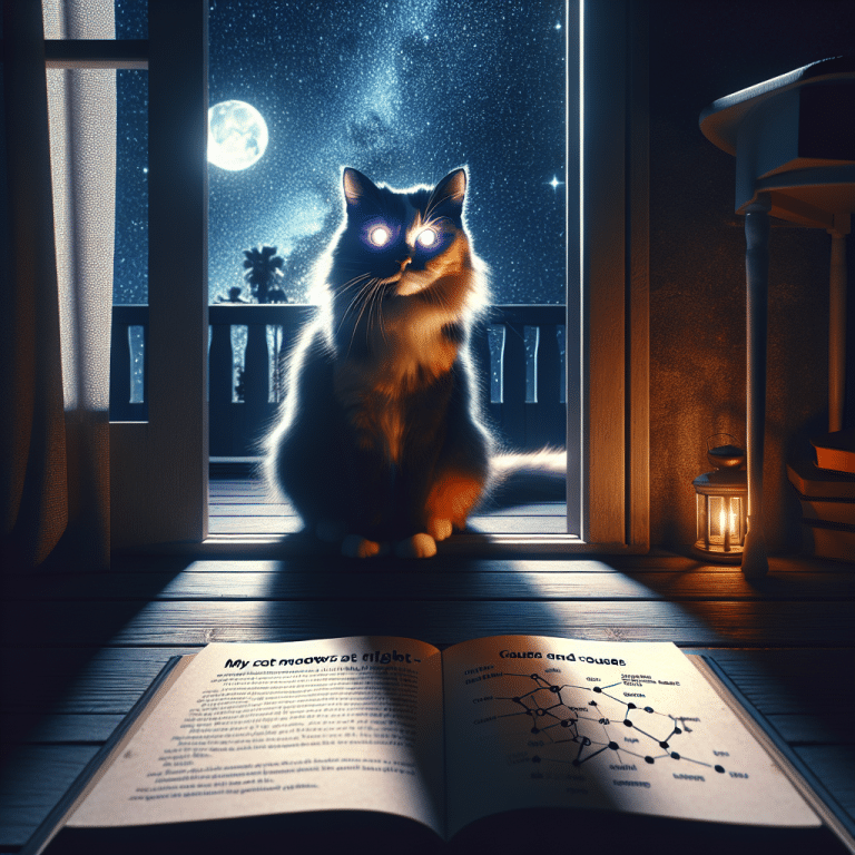 ¿Por qué mi gato maúlla por la noche? Descubre las causas y soluciones