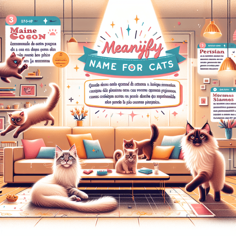 12 Nombres para Gatos y su Significado: Encuentra el Perfecto para tu Felino