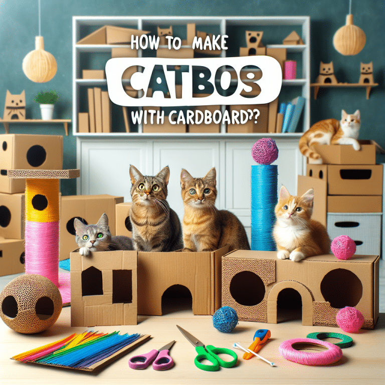 Cómo Hacer Juguetes para Gatos con Cartón en Casa