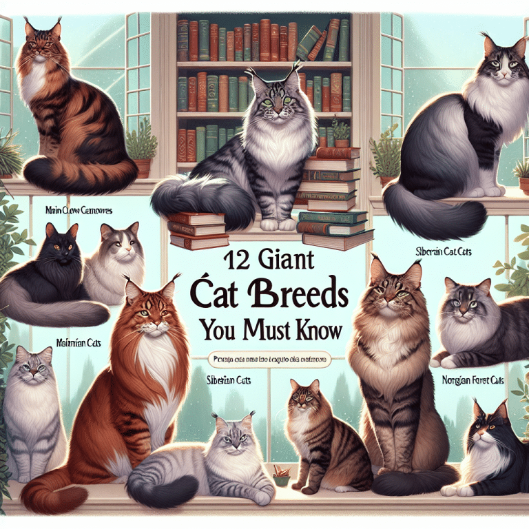 Descubre las 12 Razas de Gatos Gigantes Más Impresionantes del Mundo