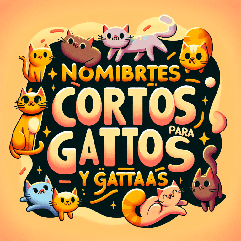 50 Nombres Cortos y Adorables para tu Gato o Gatita: Encuentra el Perfecto