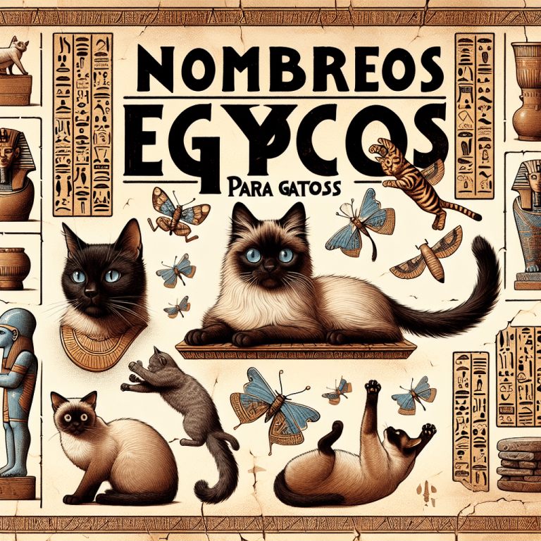 14 Nombres Egipcios Únicos para Gatos: Inspírate con la Magia del Antiguo Egipto