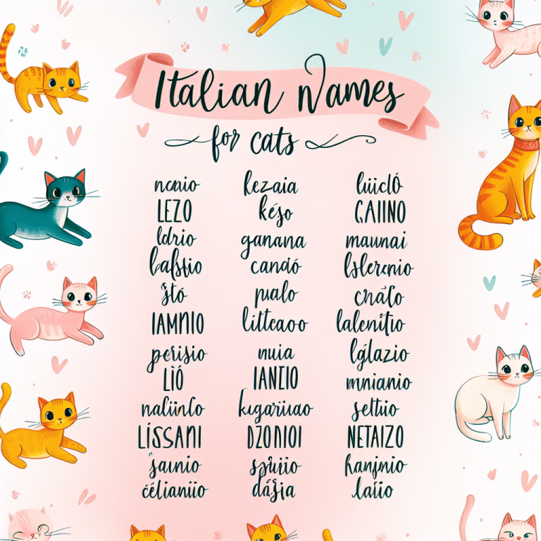 Top 16 Nombres en Italiano para Gatos: Encuentra el Nombre Purr-fecto!