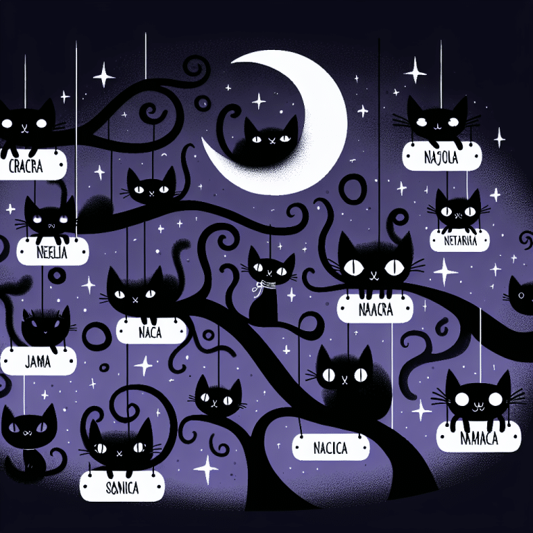 50 Nombres Únicos para Gatas Negras: Inspírate y Elige el Ideal