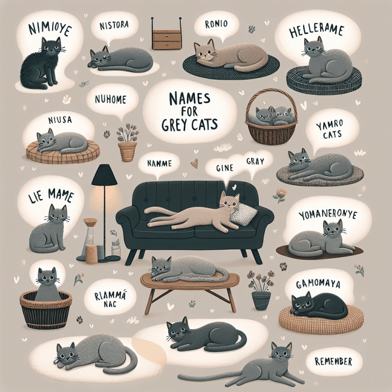 50 Nombres Únicos para Gatos Grises: Encuentra el Apodo Perfecto para Tu Felino