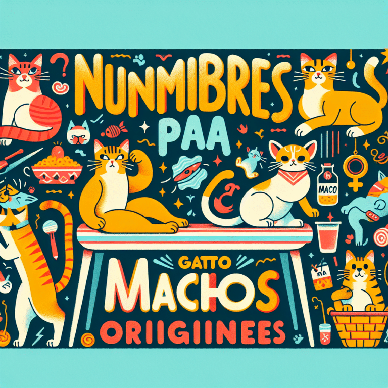 50+ Nombres para Gatos Machos Originales: Ideas Creativas y Únicas