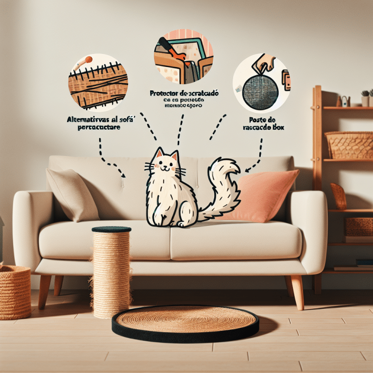 10 Estrategias Efectivas para Evitar que tu Gato Arañe el Sofá