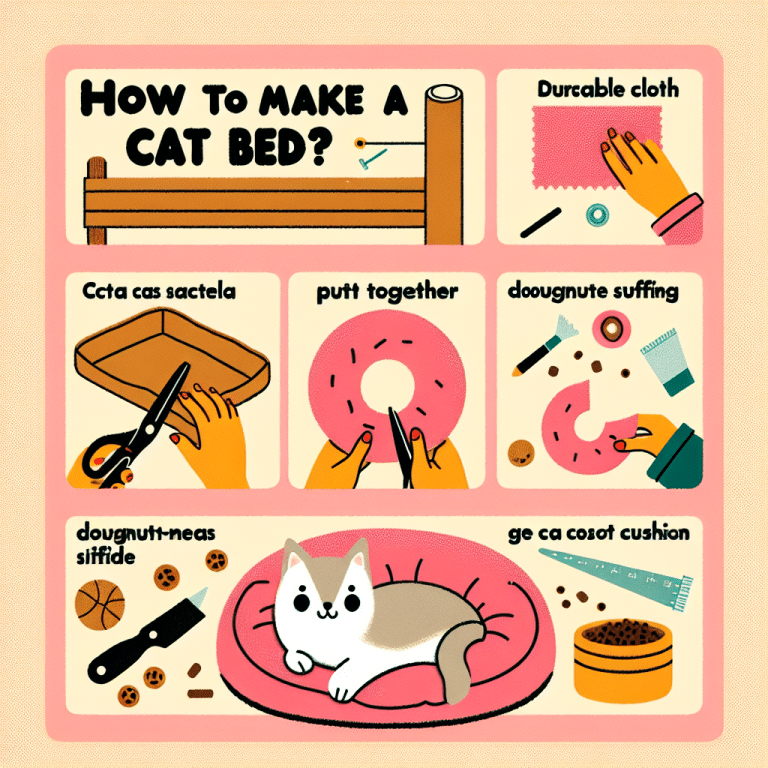 Guía Paso a Paso: ¿Cómo Hacer una Cama para Gatos? – DIY Fácil y Cómodo