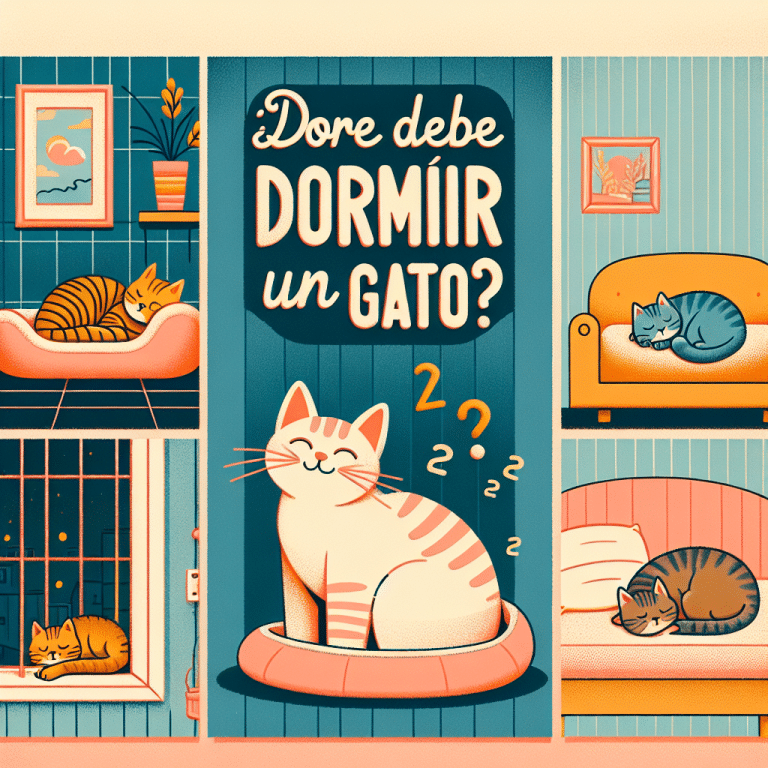 Descubre el Lugar Ideal: ¿Dónde Debe Dormir un Gato? Consejos para el Descanso Felino