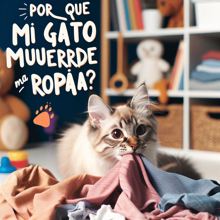 Comportamiento Felino Explicado: ¿Por qué mi gato muerde mi ropa?