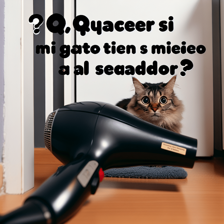 10 Consejos Efectivos para Ayudar a tu Gato a Superar el Miedo al Secador
