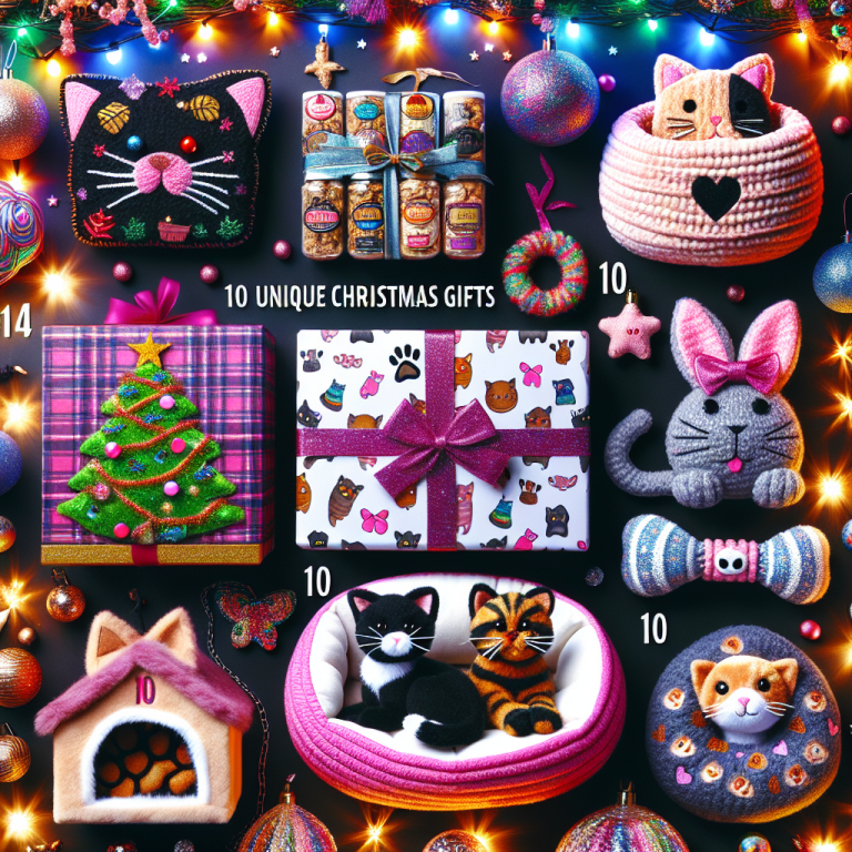 Top 10 Regalos Navideños Únicos para Gatos: Sorprende a tu Mascota Estas Fiestas