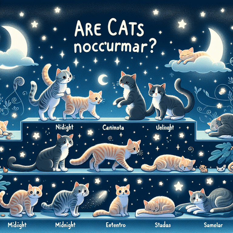 ¿Los Gatos Son Nocturnos? Descubre los Hábitos Nocturnos de tu Mascota Felina