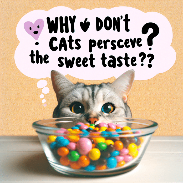 Descubre la Razón Científica: ¿Por Qué los Gatos Son Insensibles al Sabor Dulce?