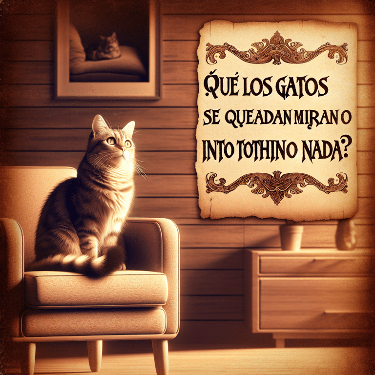 Descubre el Misterio: ¿Por qué los Gatos se Quedan Mirando Fijamente a la Nada?