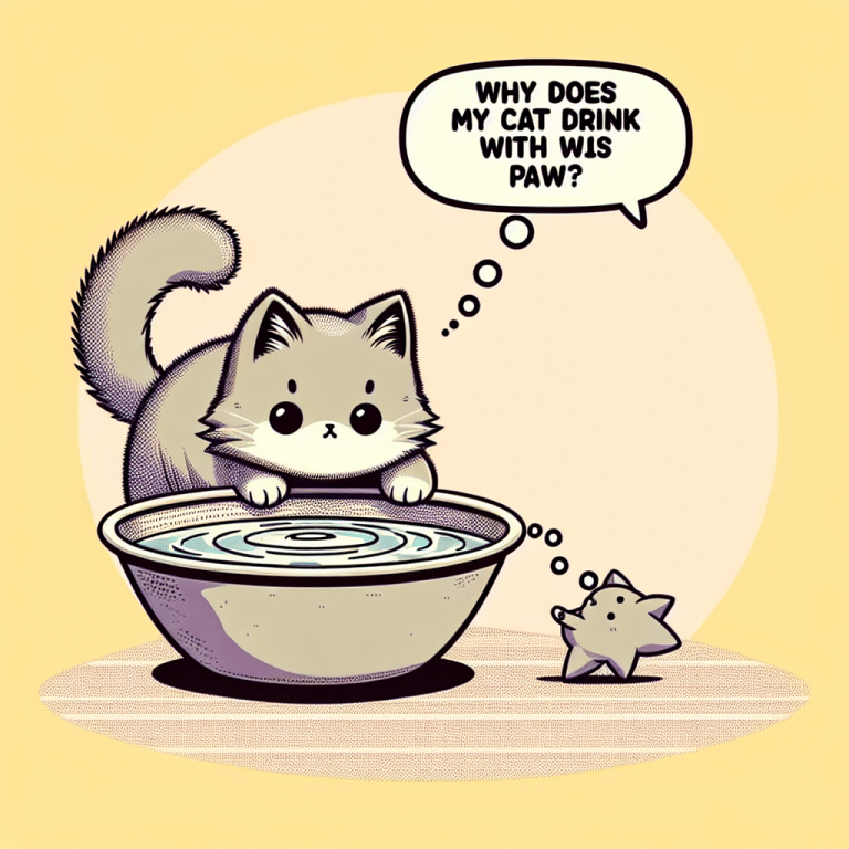 Descubre la Razón: ¿Por Qué Mi Gato Bebe Agua con la Pata?
