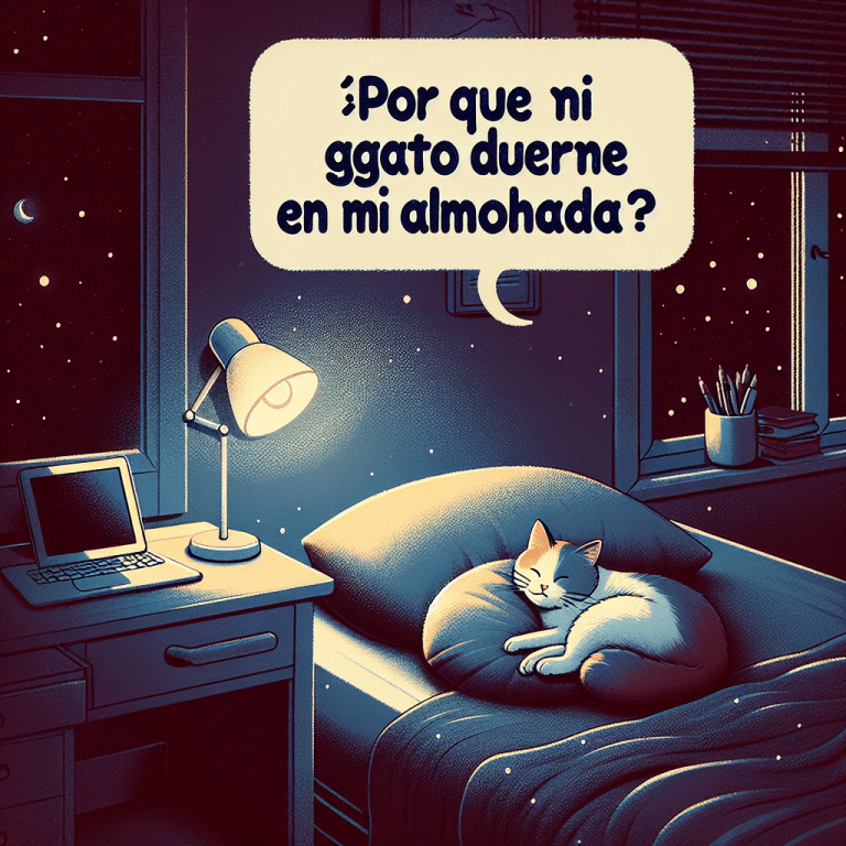 Razones sorprendentes: ¿Por qué mi gato duerme en mi almohada?