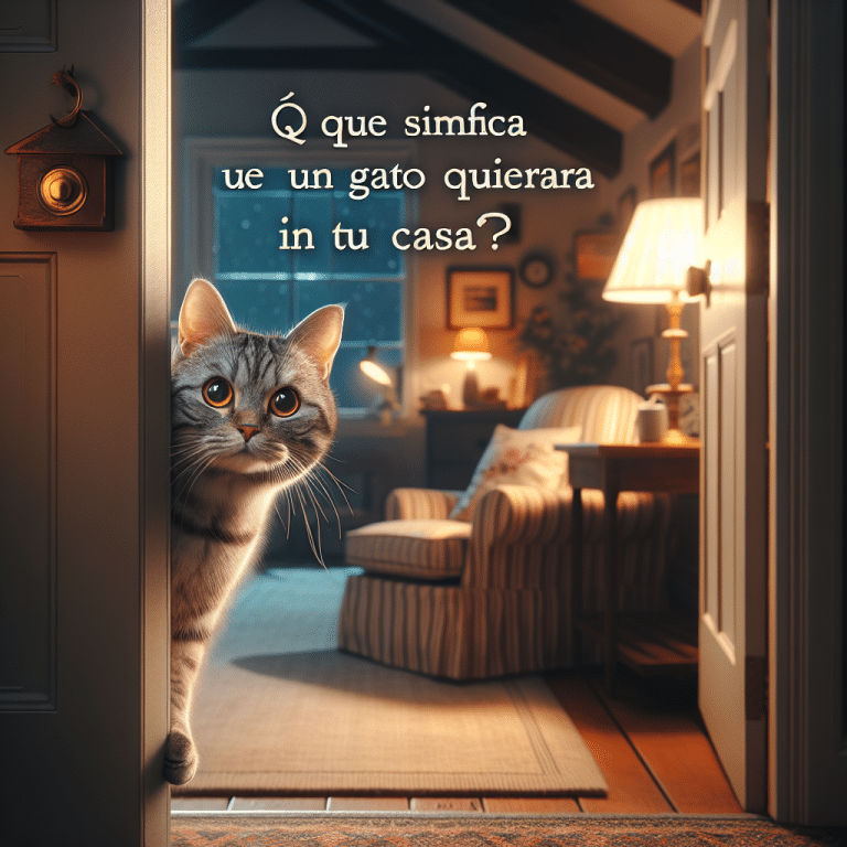 Descubre el Misterio: ¿Qué Significa que un Gato Quiera Entrar en Tu Casa?