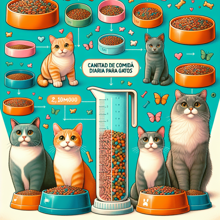Guía Definitiva: Cálculo de la Cantidad de Comida Diaria Ideal para Gatos