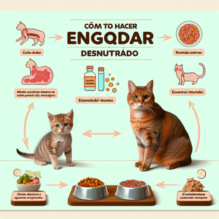 Guía Veterinaria Completa: Cómo Hacer Engordar a un Gato Desnutrido Saludablemente