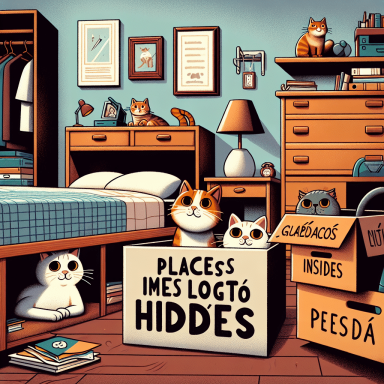 10 Escondites Favoritos de Gatos: Descubre Dónde Les Encanta Ocultarse