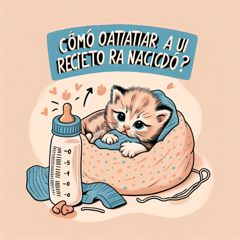 Guía Completa para Alimentar a un Gatito Recién Nacido: Consejos y Técnicas