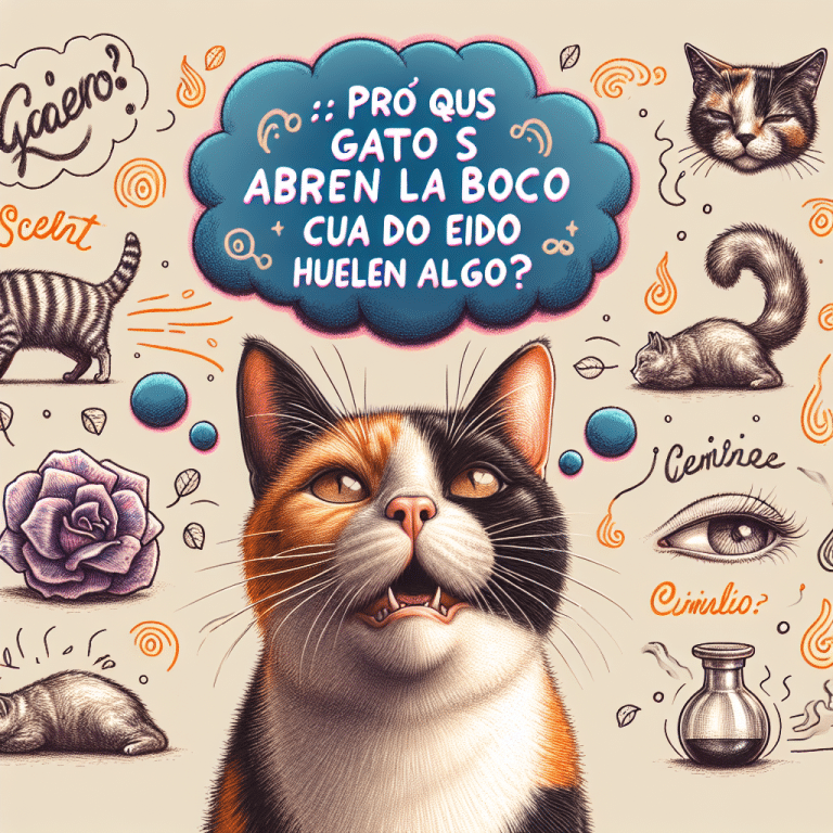 Descubre el misterio: ¿Por qué los gatos abren la boca al oler algo?