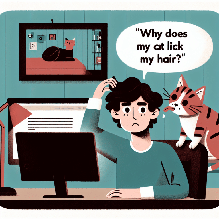 Descubre las Razones: ¿Por Qué Mi Gato Me Lame el Pelo? – Comportamiento Felino Explicado