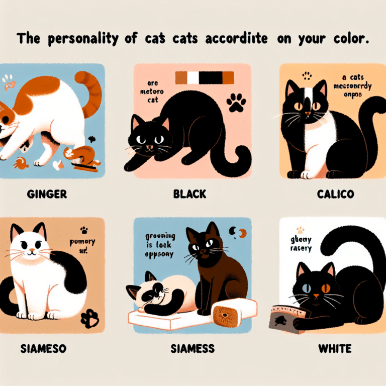 Descubre cómo el color influye en la personalidad de tu gato: Análisis detallado